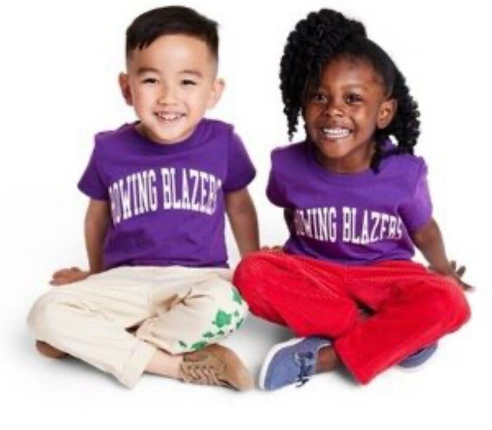 Rowing Blazers Toddler Graphic T-Shirt - Purple 2T NWT
